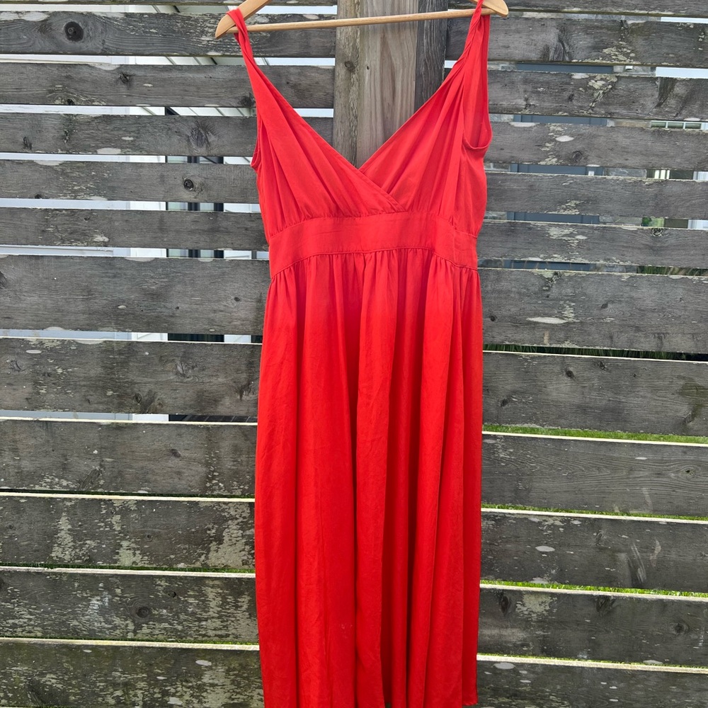 Ciao Lucia Vibrant Red Midi Dress